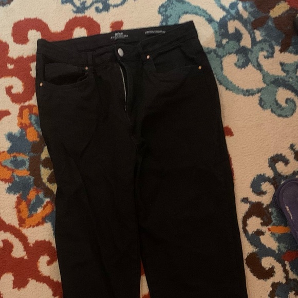 Cotton On Denim - Cotton On size 12 straight leg black jean
